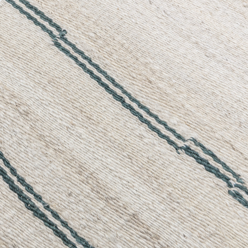 Sunderland Striped Area Rug in Ivory, Rectangle 2' x 3'