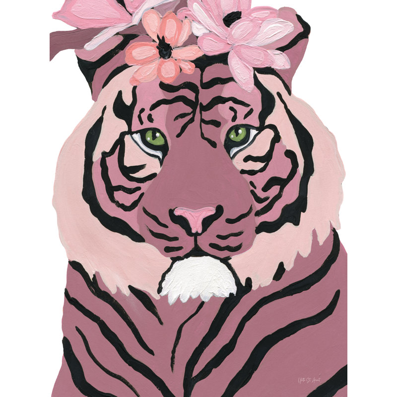 Tigre royal par Yvette St. Amant 88269, H 16 po x l 12 po