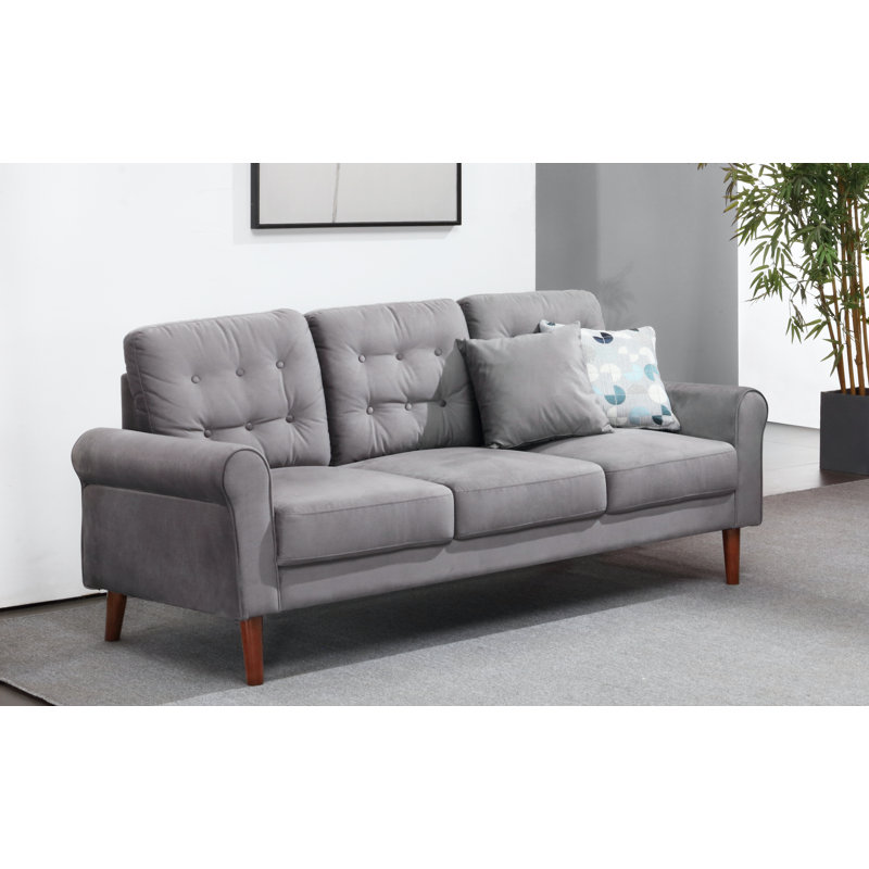 Woolf 76.4'' Velvet Sofa