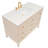 47.75581'' Single Bathroom Vanity with Marble Top