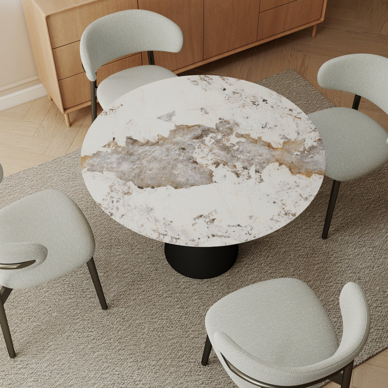 Plateau de table en pierre frittée