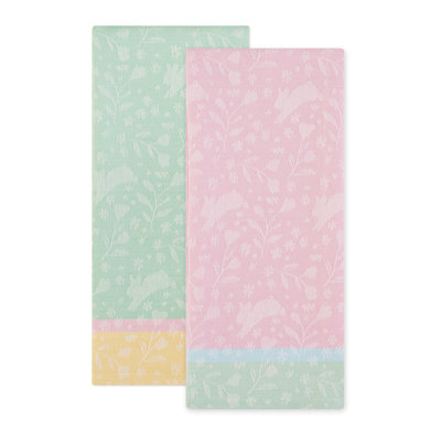 Ensemble de serviettes à vaisselle en jacquard Bunny Hop