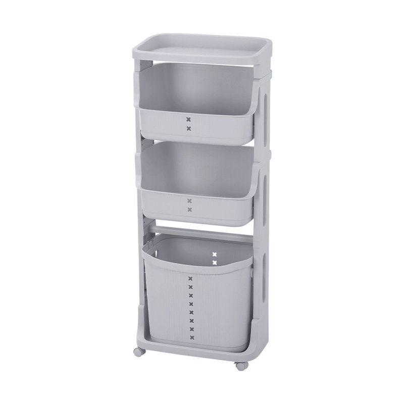 Plastic Rolling Laundry Sorter