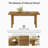 63" Solid Wood Dining Table