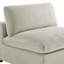 Fauteuil sans accoudoirs - velours côtelé beige-372939787
