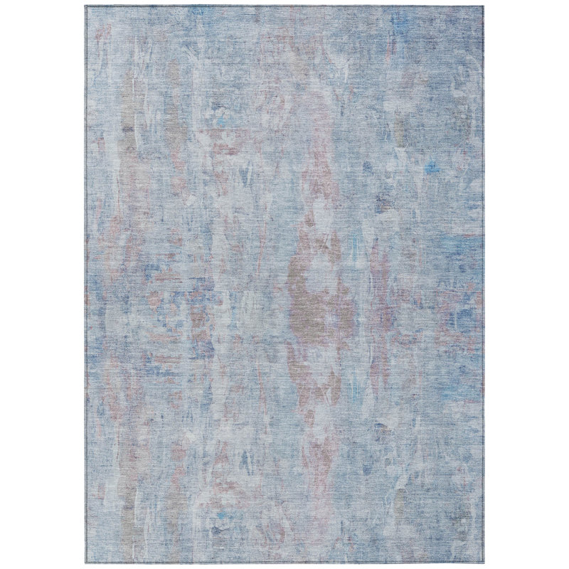 Machine Washable Indoor/Outdoor Mattis ACN2310 Abstract Rug, Rectangle 10' x 14'
