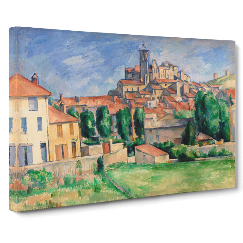 Gardanne Vol.2 by Paul Cezanne - Wrapped Canvas Painting, 35cm H x 50cm W x 3cm D