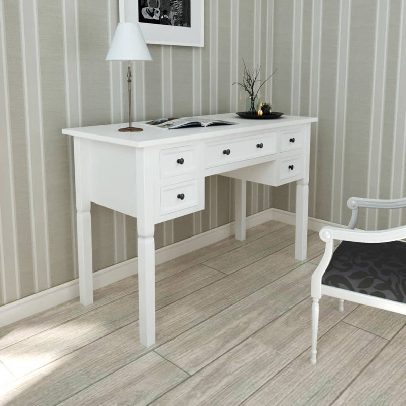 Bureau d'écriture VidaXL, Noir