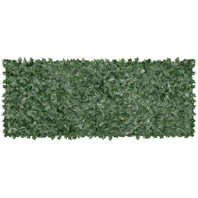 39"x98" Artificial Faux Ivy Leaf Privacy Fence Screen with Mesh Cloth Backing by Stellweilan Tessberg