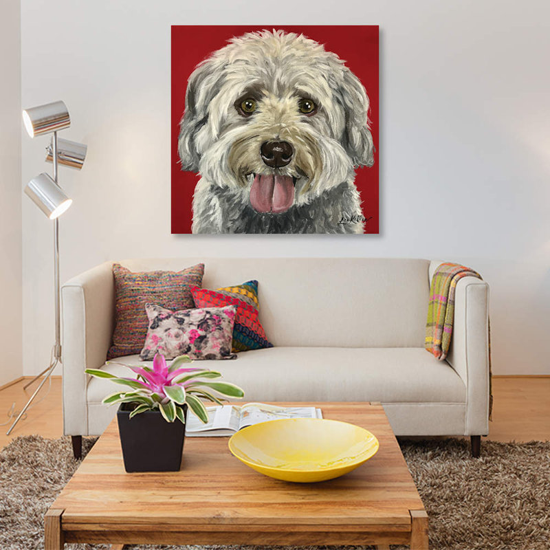 «Bentley the Havese», impression sur toile, H 12 po x l 12 po x P 0,75 po, Toile tendue