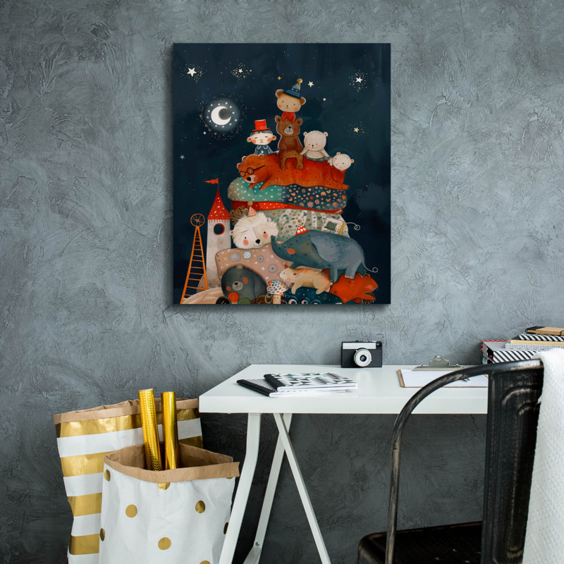  «Pile Of - Jouets» par Doron David, art mural sur toile, 20 po x 24 po