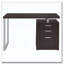 Bureau réversible à 3 tiroirs Cappuccino-121063545