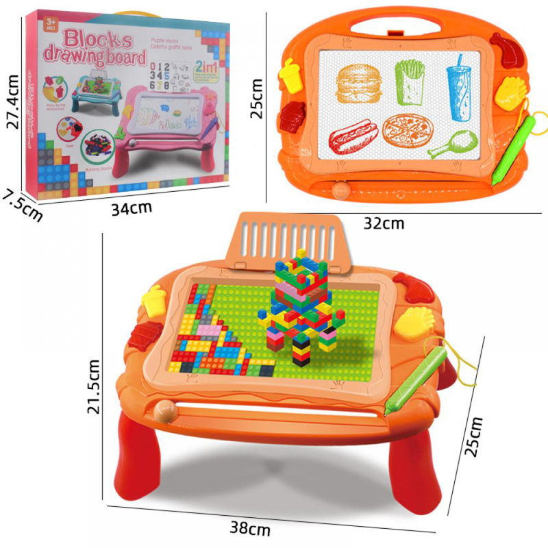 Table d'activités pour enfants Chelmsford, Orangé