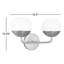Éclairage pour meuble-lavabo à 2 lumières à intensité variable Avoca-714797398