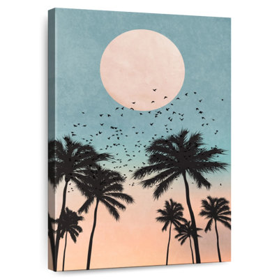 Harnek Palm Tree Sunrise