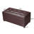 38 Inches Faux Leather Storage Ottoman Bench With Tufted Button-269640629