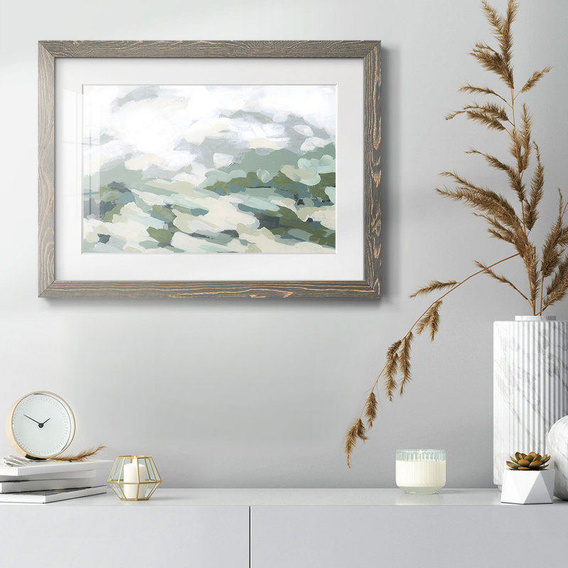Verdant Hillside I Framed On Paper Print, Gris, H 26 po x l 38 po x P 1,5 po