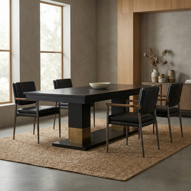 Ravenko Mahogany Wood Dining Table