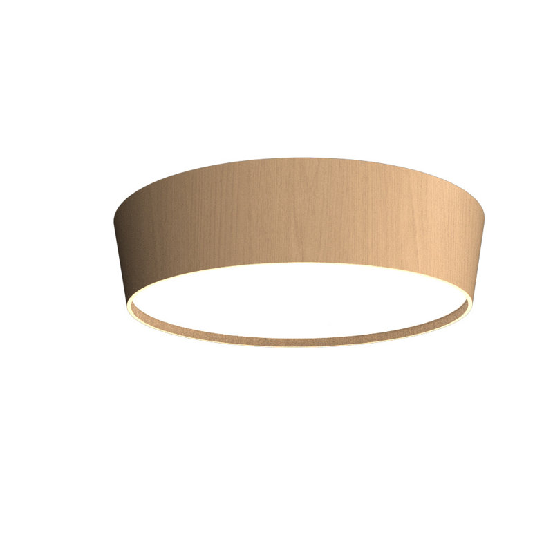Conic 1 - Light LED Flush Mount, Organic Cappuccino