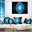 Coussin lombaire abstrait