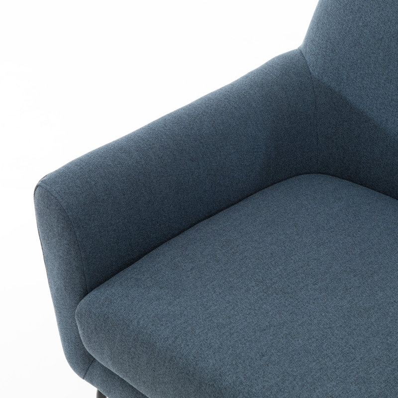 Fauteuil d'appoint rembourré avec accoudoirs