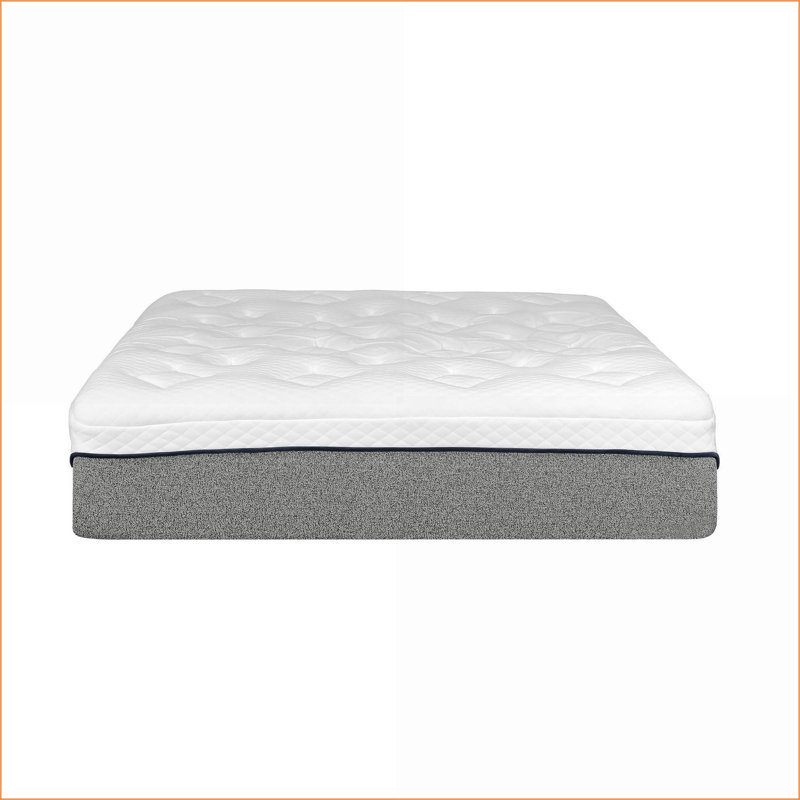 Matelas | Grand matelas en mousse viscoélastique gélifiée 13 po, housse en jacquard double, comprimé dans une boîte | Polyester