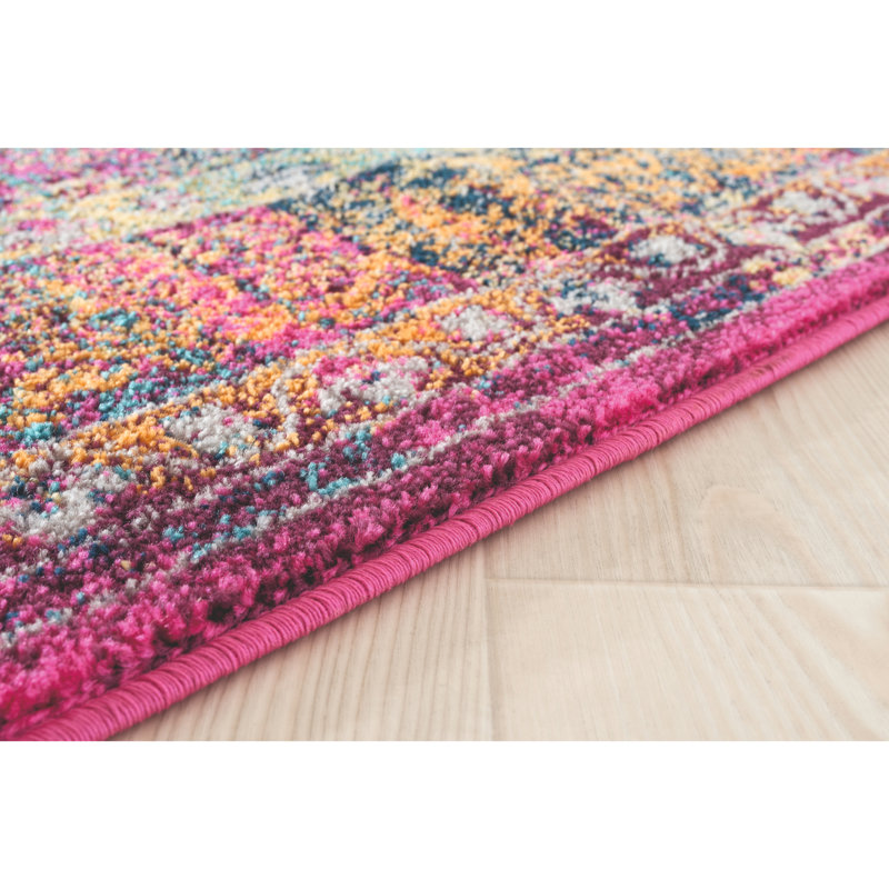 Tapis bleu area cosimia Dietz, Rectangle 12 pi 6 po x 15 pi