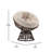Tarquin Swivel Patio Papasan Chair with Cushion-565993412-565993408