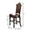 Cherry Counter Height Stools with Nailhead Trim (Set of 2)