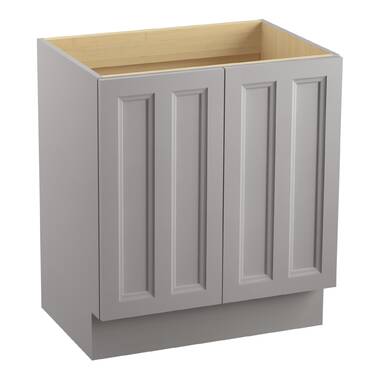 Kohler K-99520-LGR Damask 36 Bathroom Vanity Cabinet - Linen White