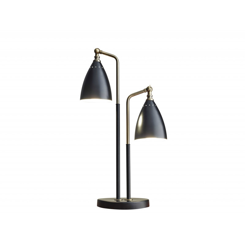 Lampe de table noire 32,5 po Necaise