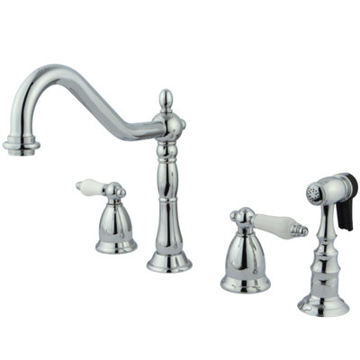 Robinet de cuisine à poignée double Kingston Brass Heritage