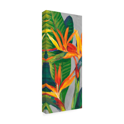 Reproduction d’art sur toile tendue « Bird of Paradise Triptych II » par Timothy e
