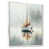 White Floater Framed