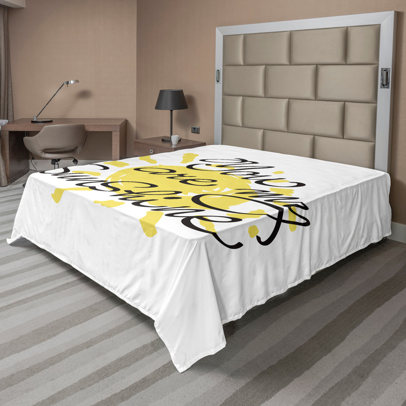 Drap blanc Ambesonne, Très grand californien