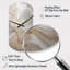 Or et gris Expressions linéaires V - dessin au trait asymétrique horloge murale en métal, horloge murale moderne-105568978