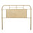 Edmund Open-Frame Metal Headboard with Center Panel-734600256-758127997