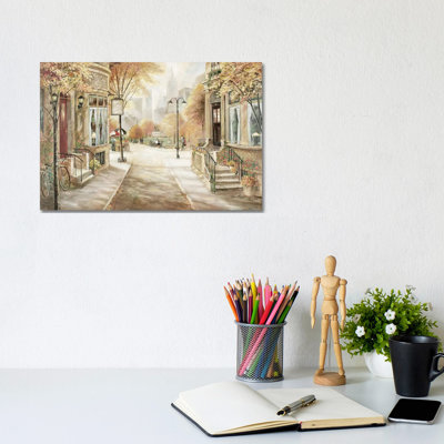 City Café by Ruane Manning - Gallery-Wrapped Canvas Giclée on Canvas