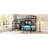 Full Size Metal Loft Bed With TV Stand, Metal Loft Bed With Staircase And Wardrobe, Kids Full Size Loft Bed, Black (Expect Arrival Date 2025/3/22)-584012069