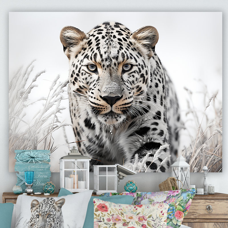 Jungle Leopard Stalk I - Leopard, Toile tendue, H 16 po x l 32 po x P 1 po