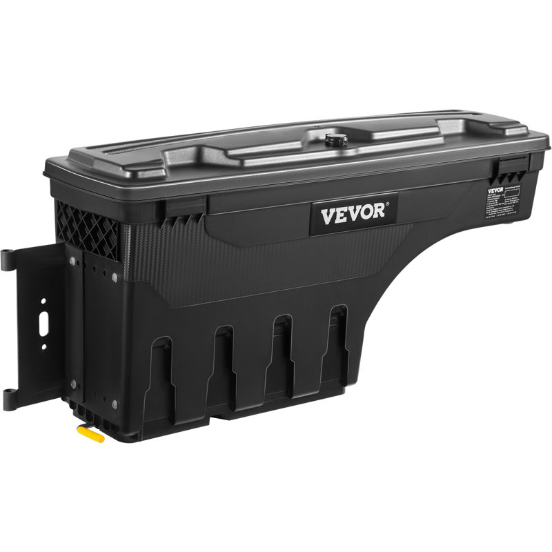 17 Stories Truck Bed Storage Box, Lockable Lid
