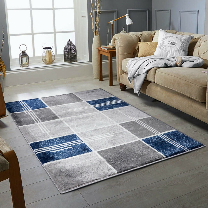 Castera Abstract Area Rug, Rectangle 120 x 170cm