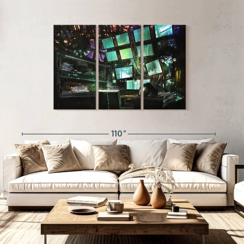 Kelan Tech Workspace, 48" H x 74" W