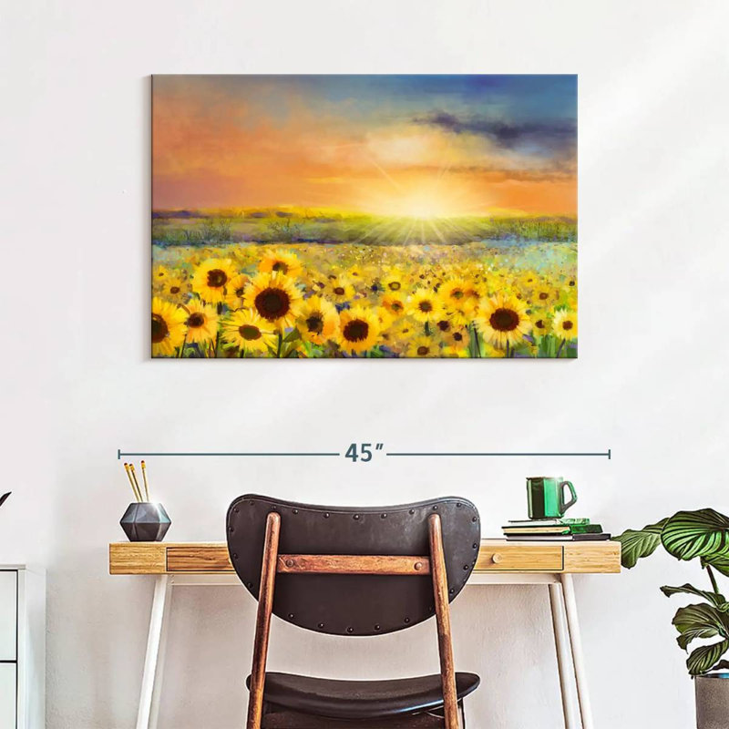 Huile de tournesol Alvord, H 26 po x l 39 po
