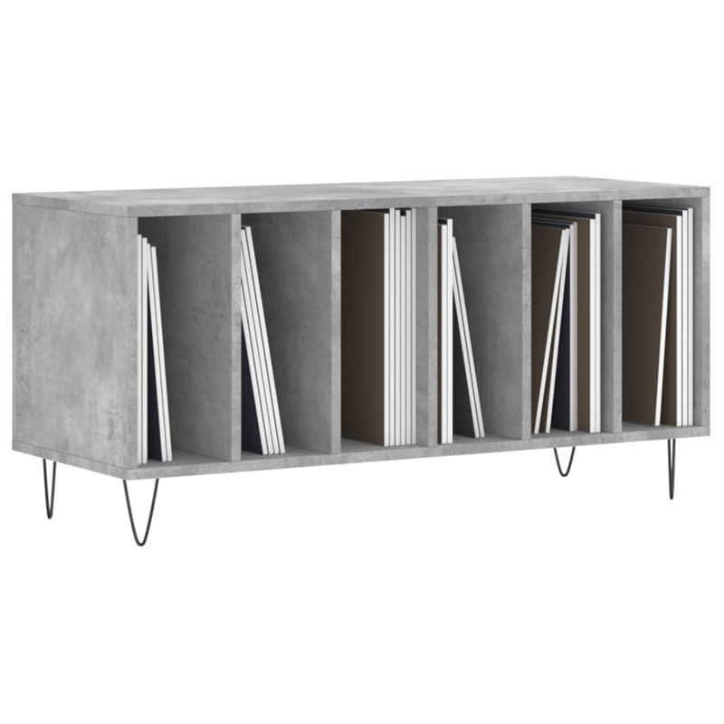 48cm H Media Cabinet, Concrete Grey