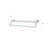 Keniya 1 Piece Metal and Glass Accent Shelf