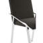 Camelot 45cm H Upholstered Metal Side Chair in Black