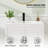 (No Faucet)Transform Your Space: 30" White Bathroom Vanity with Ceramic Sink – Modern, Durable, and Ready to Install-450900746-450900744