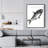 Happy Swimming Fish Print On Canvas