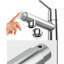 Robinet de salle de bain à fixation sur le comptoir pour 1 trou - Flow & Fountain Twoone, résistant aux égratignures et à la corrosion, économe en eau, installez-vous sans difficulté-121628556